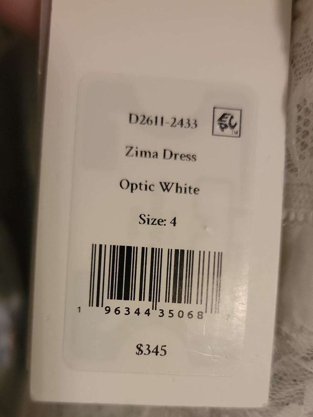 NWT LoveShackFancy Zima Dress 4 Made In India - Picture 11 of 11